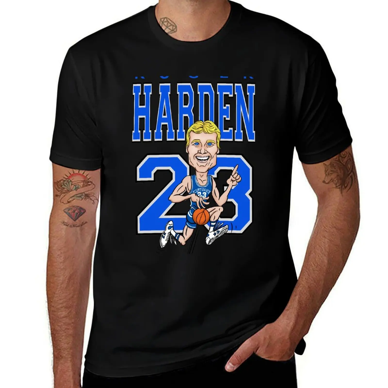 

Roger Harden #23 T-Shirt t shirts for man cotton soft man t shirt graphic cotton t shirt man T-Shirt