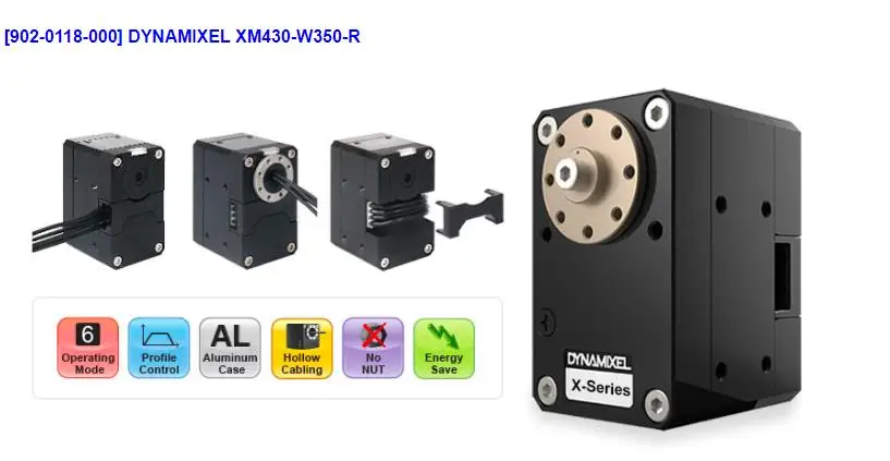 XM430-W350-R Actuator Korea ROBOTIS Dynamixel X series  Servo mechanical arm steering gear