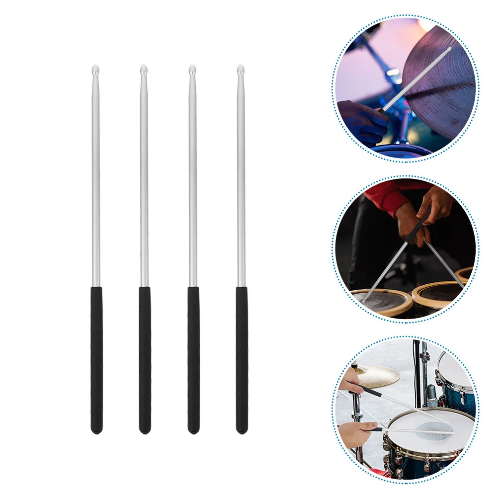 120 pcs Aluminum Alloy Drumsticks Anti Handle Suitable Acoustic Electronic Drums Water Drop Rod Play