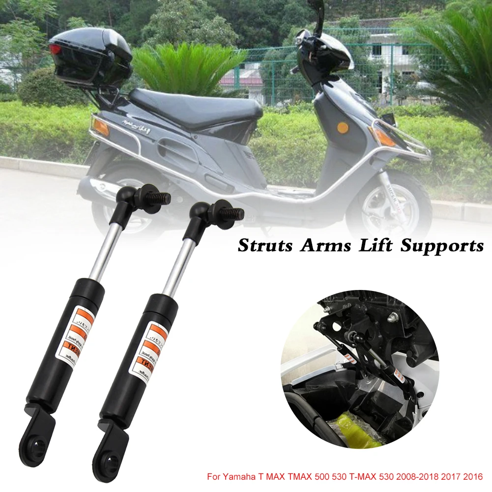 

2pcs Front Hood Lift Support Shock Strut Arm For Yamaha T MAX TMAX 500 530 2009 T-MAX 530 2008-2018 2017 2016