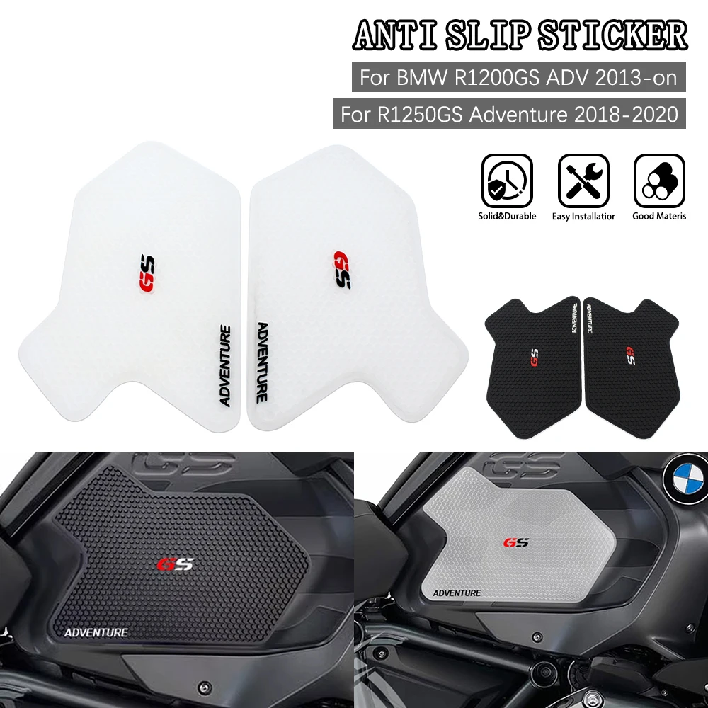 

Motorcycle Anti Slip Sticker Tank Traction Pad Side Knee Grip Protector For BMW R1200GS ADV R1250GS Adventure