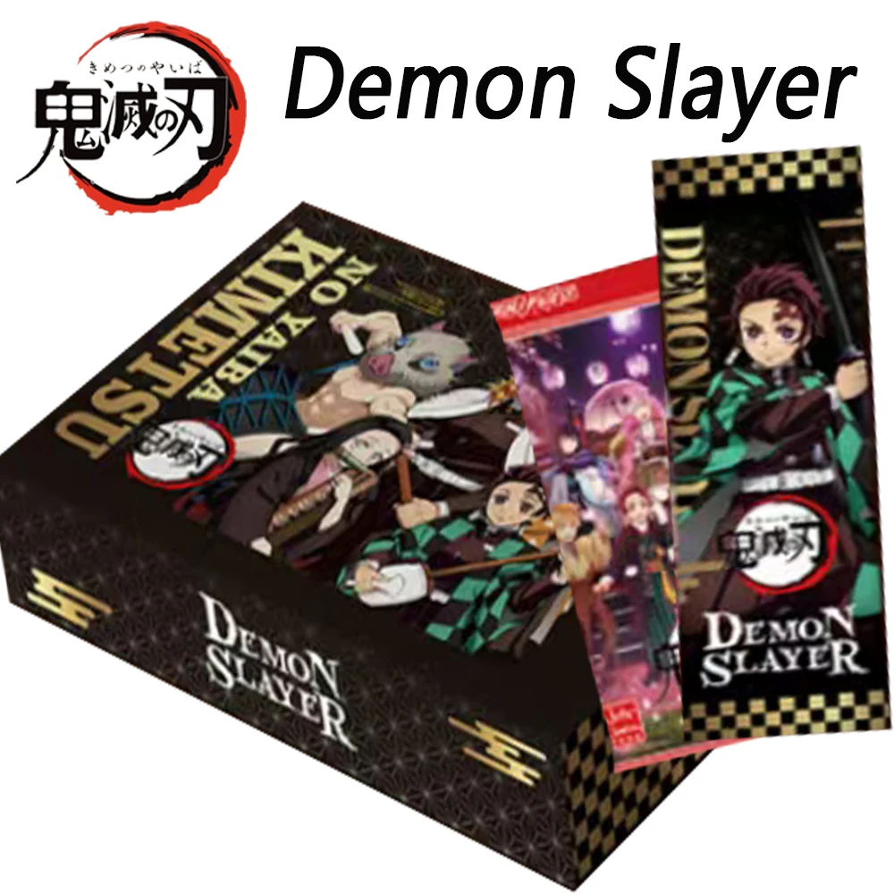 

Original Demon Slayer Collection Cards for Boys Girls Anime Kamado Nezuko Agatsuma Zenitsu Popular CP Couple Cards Birthday Gift