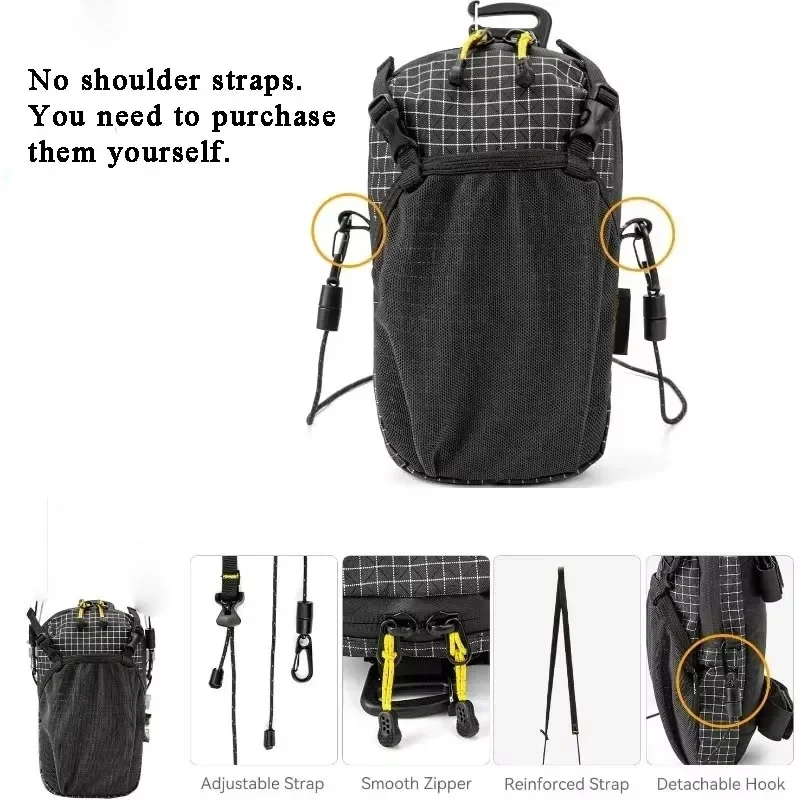 Backpack Shoulder Strap Attachment Bag Smartphone Pouch Waterproof Strap Pack for Sports Hiking Camping Lightweight