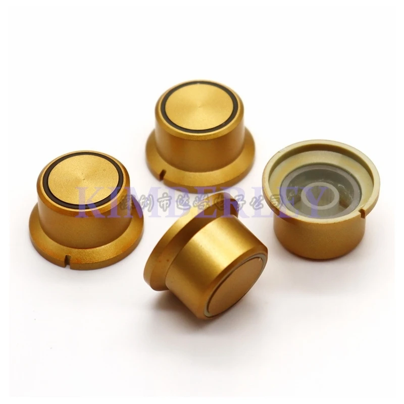 3PCS 25 X 14MM Gold Knob Cap Light Guide Knob Cap Volume Potentiometer Knob Cap Plastic Switch Knob Cap