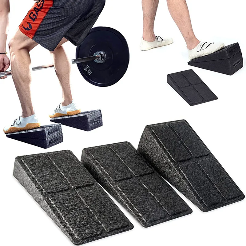 3Pcs Foot Stretcher Incline Board Adjustable Foam Slant Board Calf Stretcher Wedge Great for Yoga Home Exercise Physical Therapy