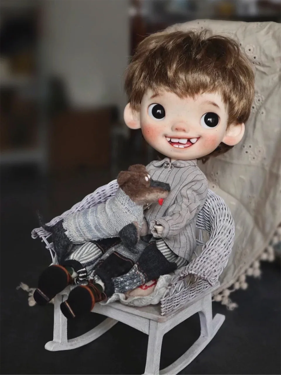 

New Pipi Boys BJD Doll1/6-xiaojie Resin Doll Art Model High Quality Toy DIY Makeup in stock Free Shipping