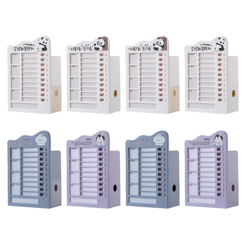 Pen Holder Self-Discipline Card Holder Desk Organizers School Supplies