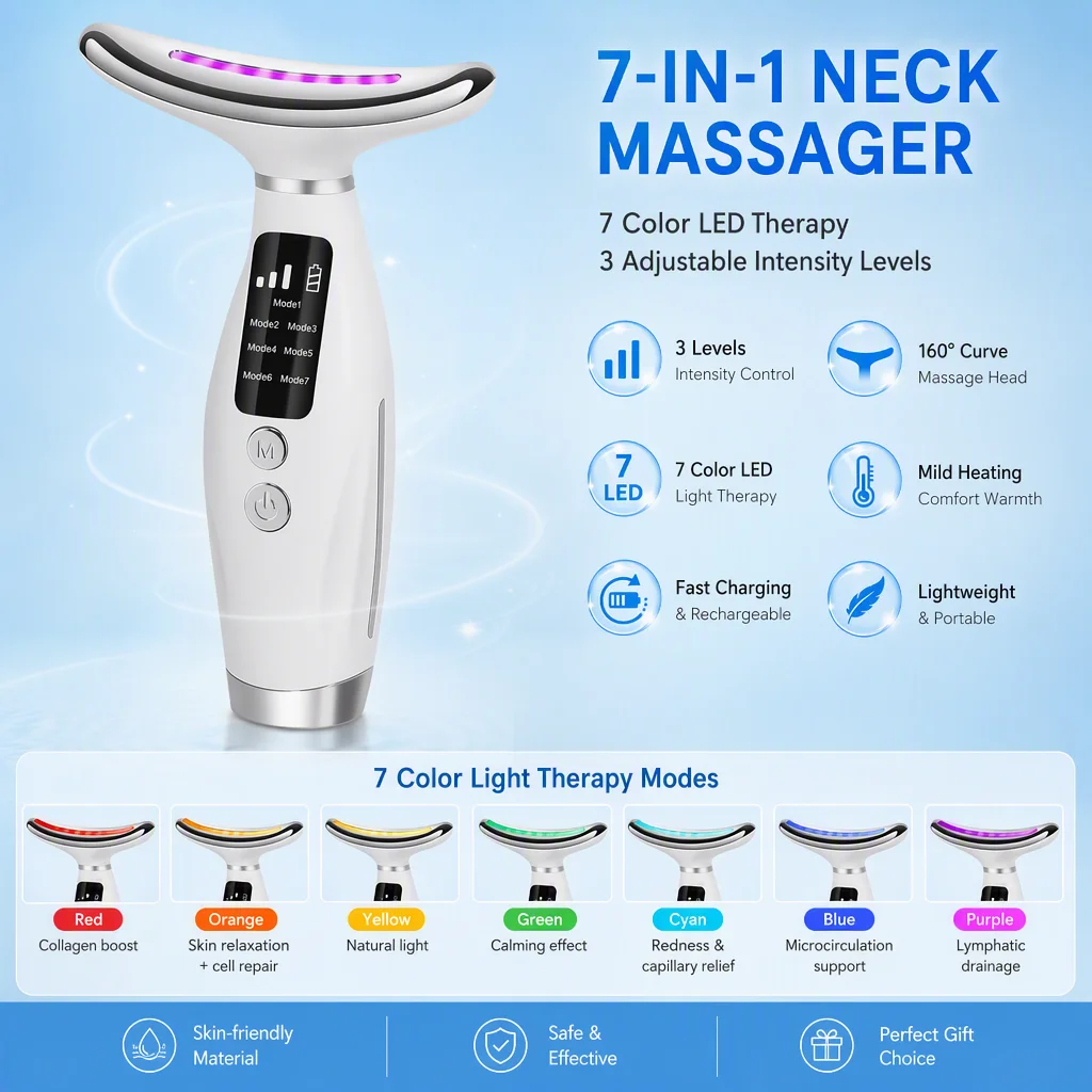 Home Improvement Materials - อุปกรณ์ความงามใบหน้าคอการสั่นสะเทือนนวด Personal Care ปรับปรุงเส้นคอใช้ในบ้าน Face Lifting