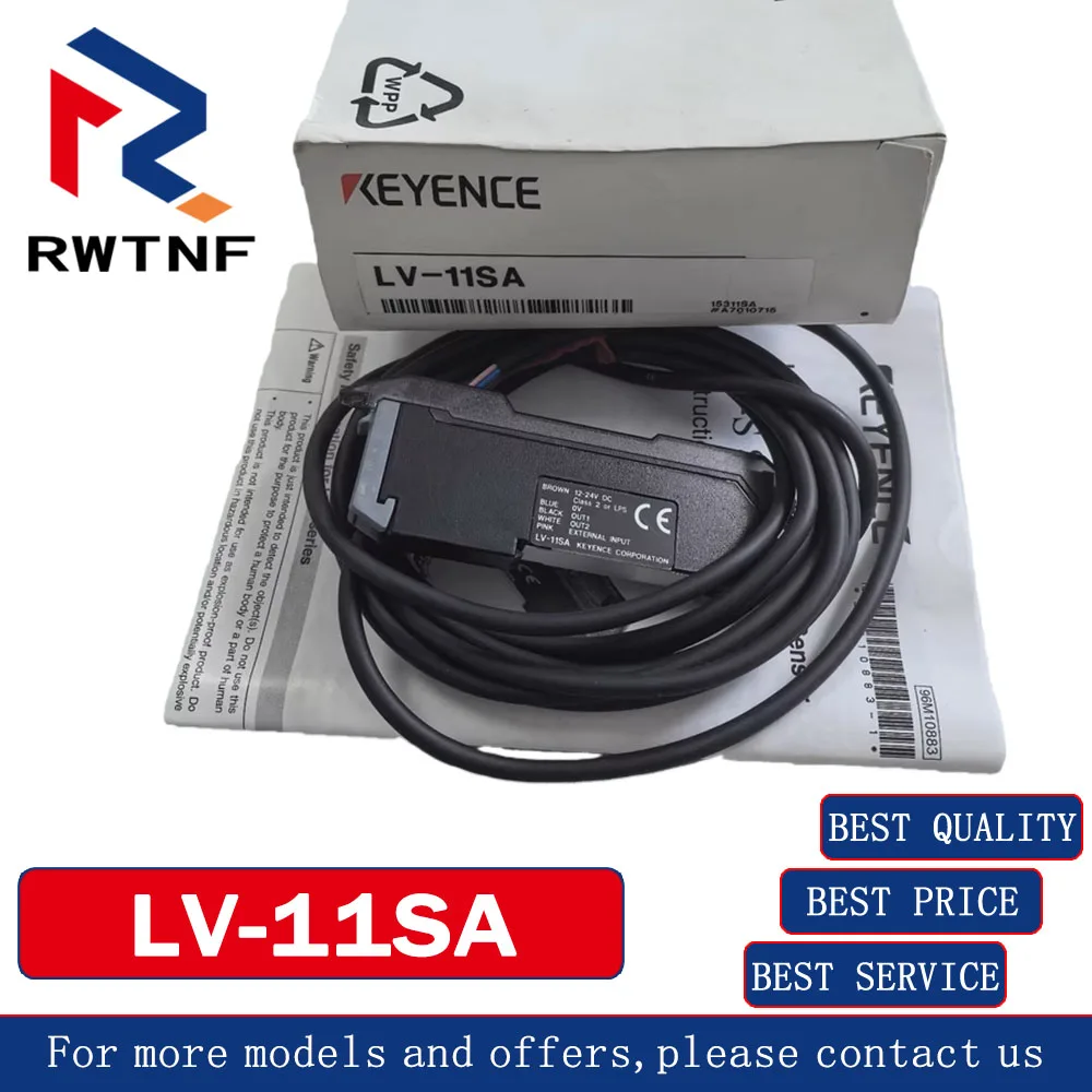 Brand New Genuine LV-11SA KEYENCE linear reflection fiber optic sensor, 100% original warehouse stock