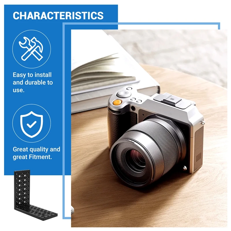 L-قوس لوحة التوسع المسامية تصاعد لوحة لكاميرات DSLR 3172 قوس المرافق المحمولة