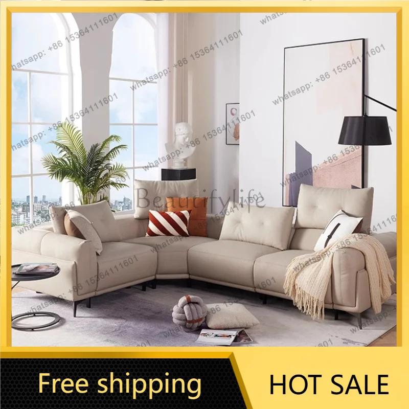LJY Nordic decoration Living Room Sofas Minimalist Leather lounge large wooden Sofa vintage clear Tumbonas Playa Balcony Furnitu