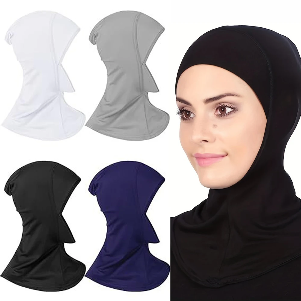 

RIMAIRE Pure Color Hijab Instant Hijab Jersey Muslim Women Hat Islamic Hijabs For Woman 2024 New Modal