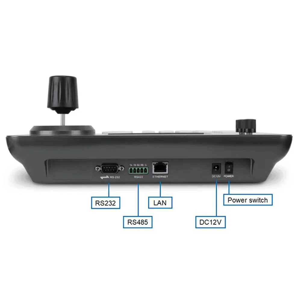 4D Joystick Controller Network 5 Inch 255 Presets Cameras POE Onvif IP Keyboard RS232/422/485 Best Quality Dropshipping