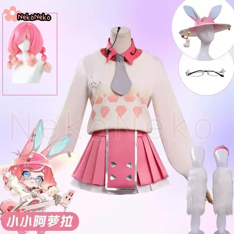 

Game New Skin Aurora Cosplay Costume Wig Ionic Spark Aurora Costume Halloween Women Party Uniform Fullset Outfit Suit
