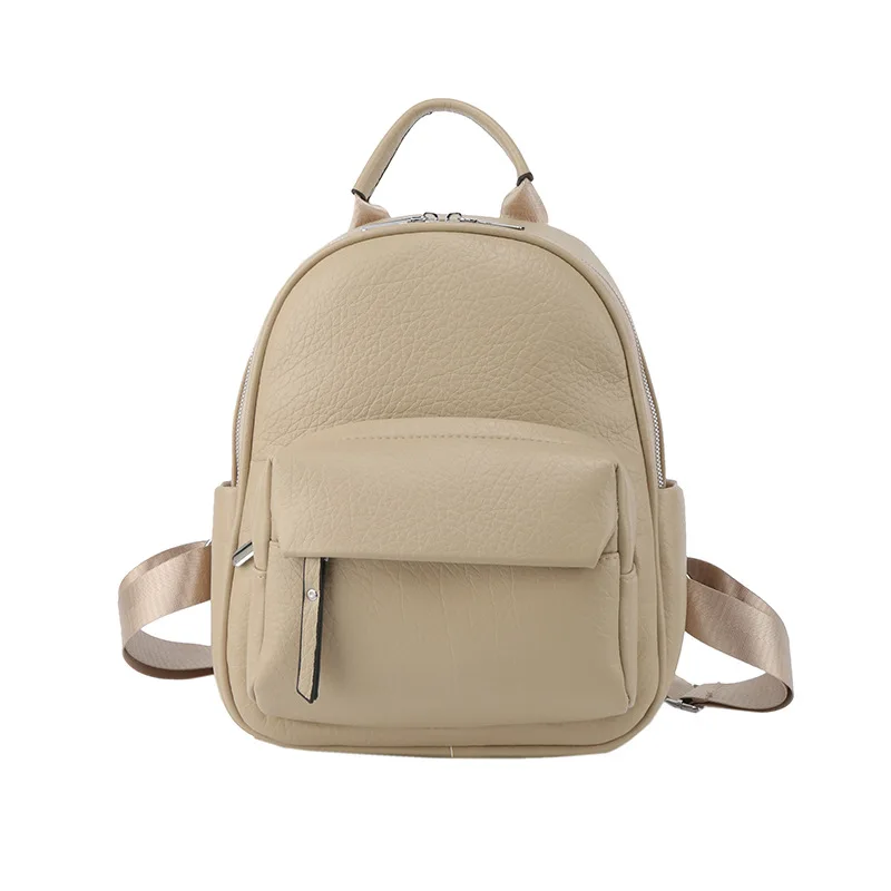 

PU leather Elegant PU leather Women's Backpack Simple Casual Bag New Trendy Fashion Travel Women's Backpack Commuter Bag