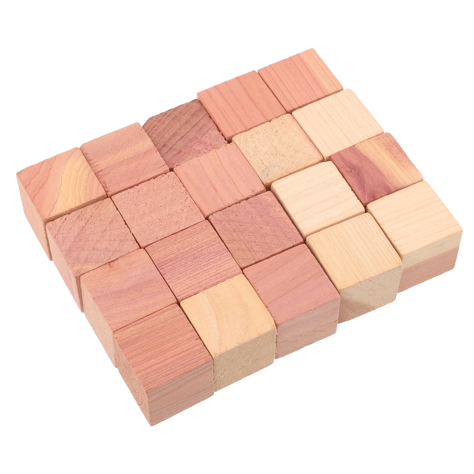 Closet Cedar Blocks Wood and Strips Bulk Fragrant Insect Moth-proof Logs 20pcs for Home Chips