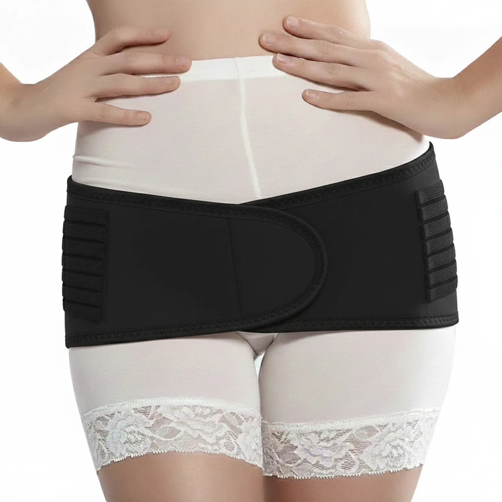 Adjustable Pelvis Support Belt, Postpartum Hip Recovery Band, Breathable Lightweight Pelvic Correction Brace for Women Men