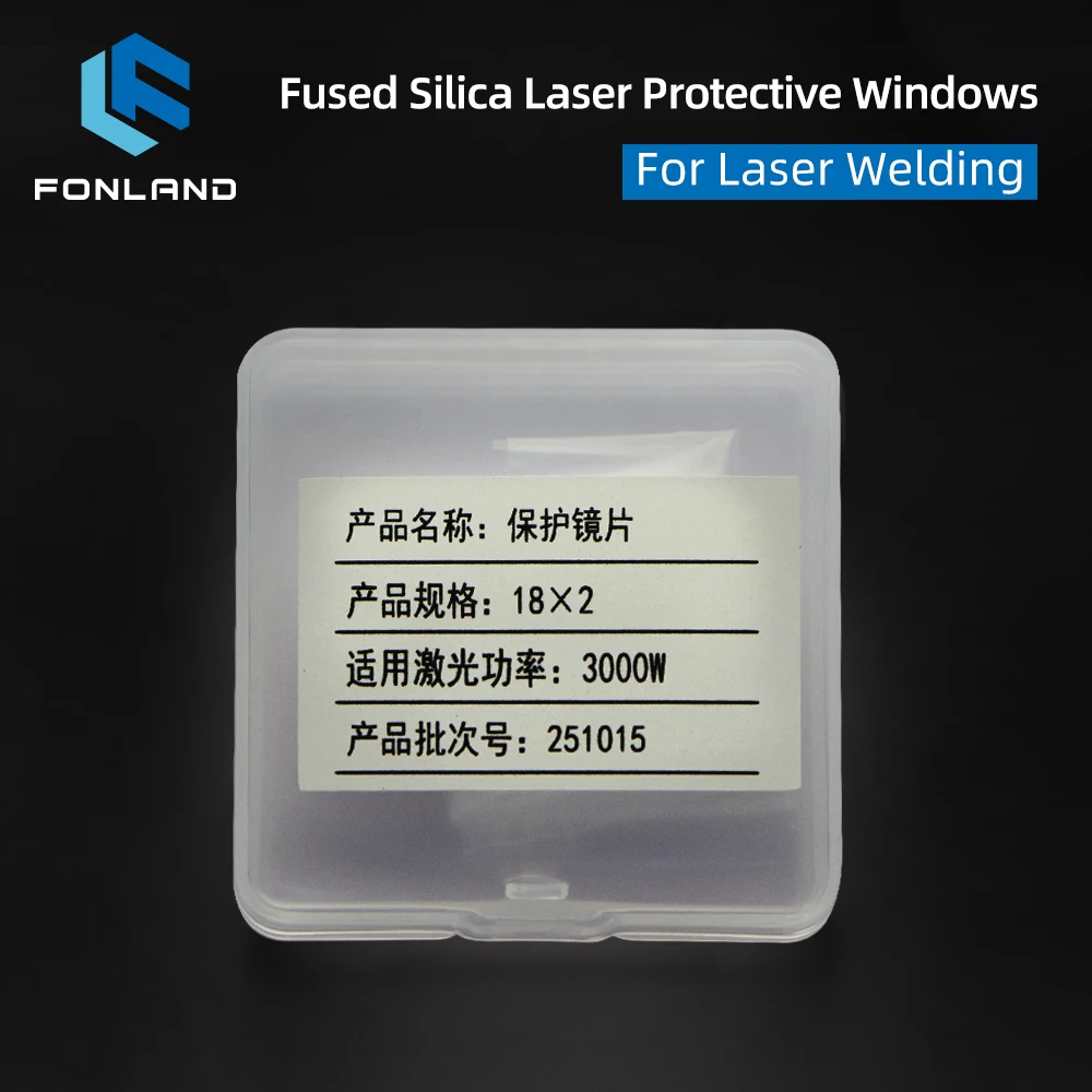 

Fonland 3/5/10/50 шт. защитные линзы для лазерной резки D25 D27 D30 D34 D37 защитные окна для лазерной сварки для ручной сварки