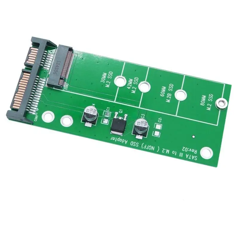 SATA3 Adapter Card Converts M2 SSDs High Transfer Speed Best for Extending Storage in Desktop and Laptop Scenarios 100*43*7mm