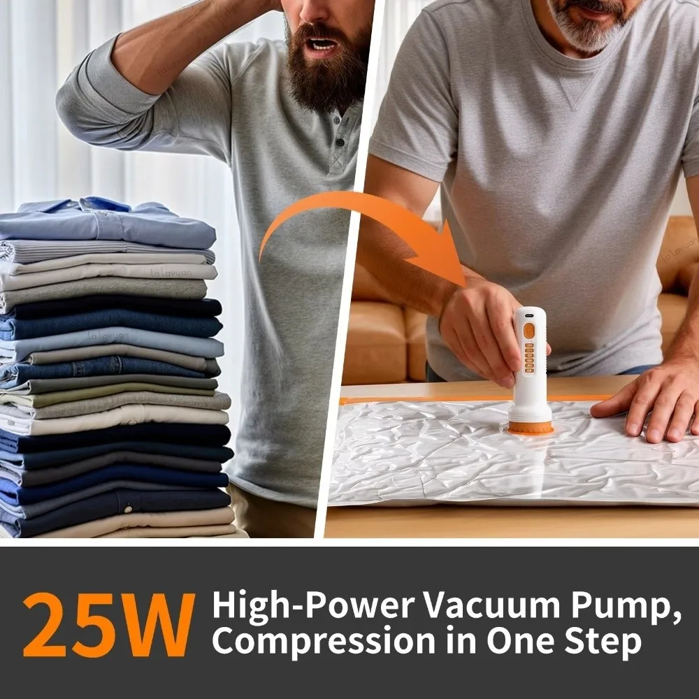 Electric Electric Vacuum Pump Wireless Portable Vacuum Compression Pump Home Storage Air Compression Pump Compression Bags