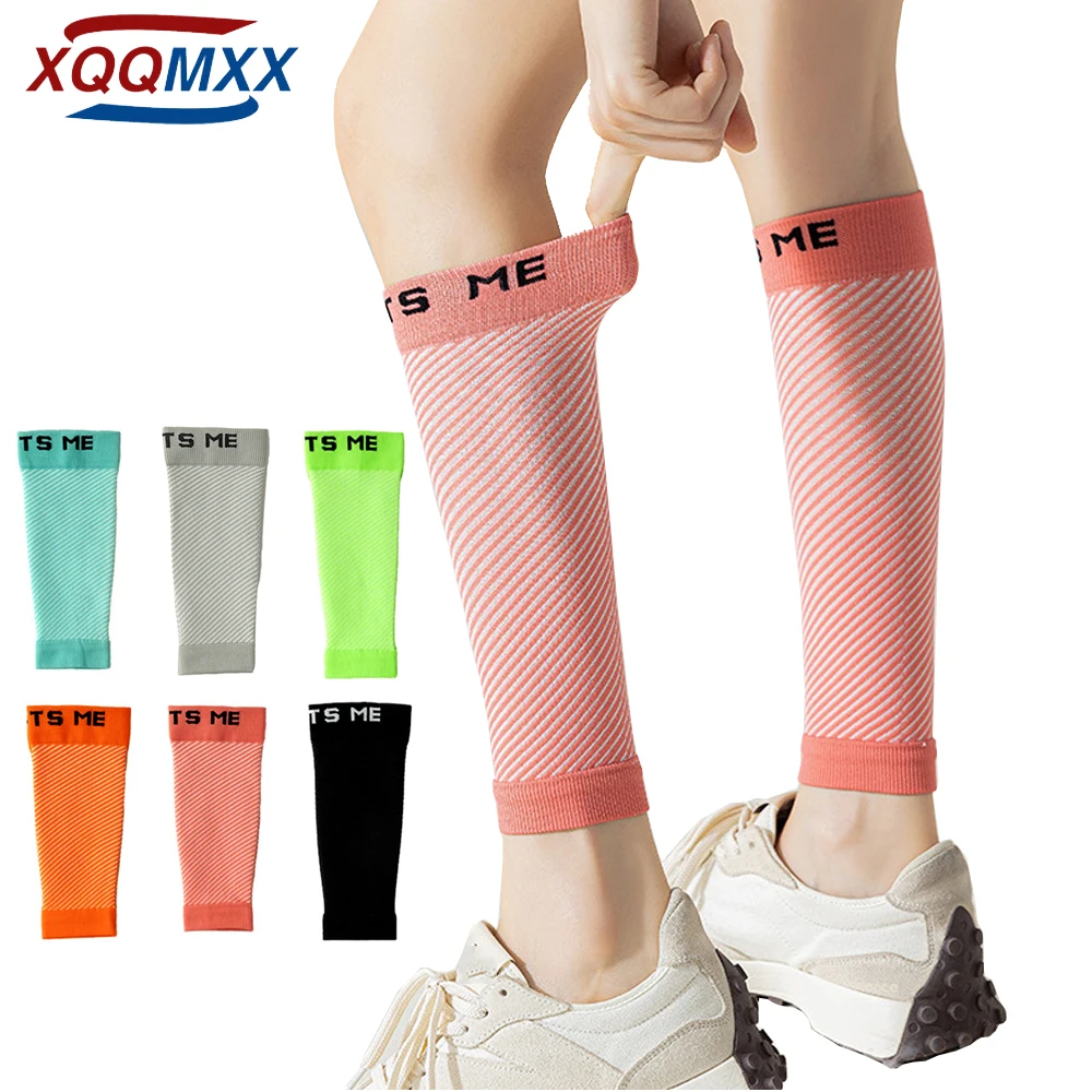 

Sport Compression Calf Sleeves Men & Women Shin Splint Compression Sleeve 23-32mmhg, Best Footless Compression Socks for Running