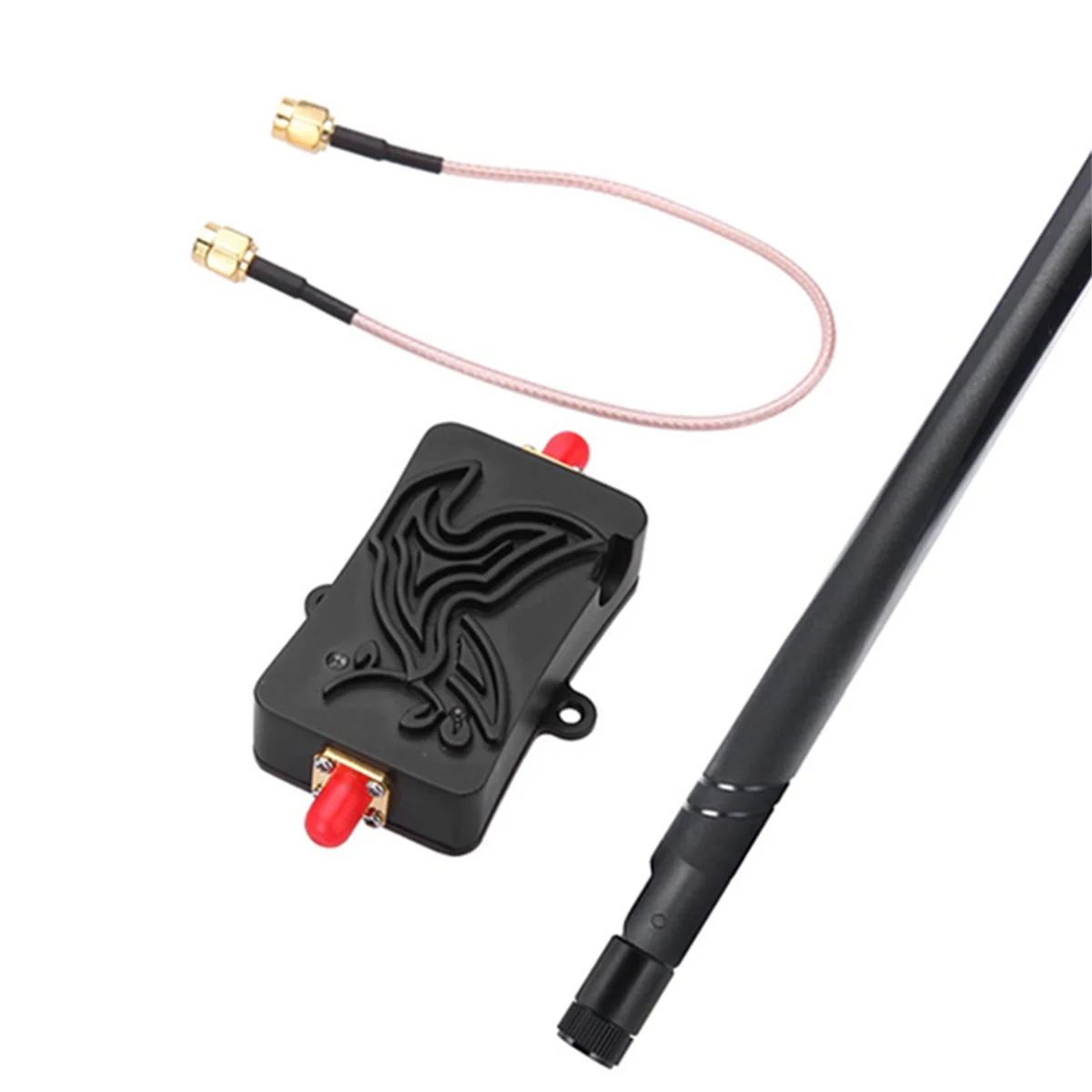 POP-l4W 4000mW 802.11b/G/N Wifi ワイヤレス アンプ ルーター 2.4Ghz WLAN ZigBee BT 信号ブースター アンテナ付き TDD(EU)