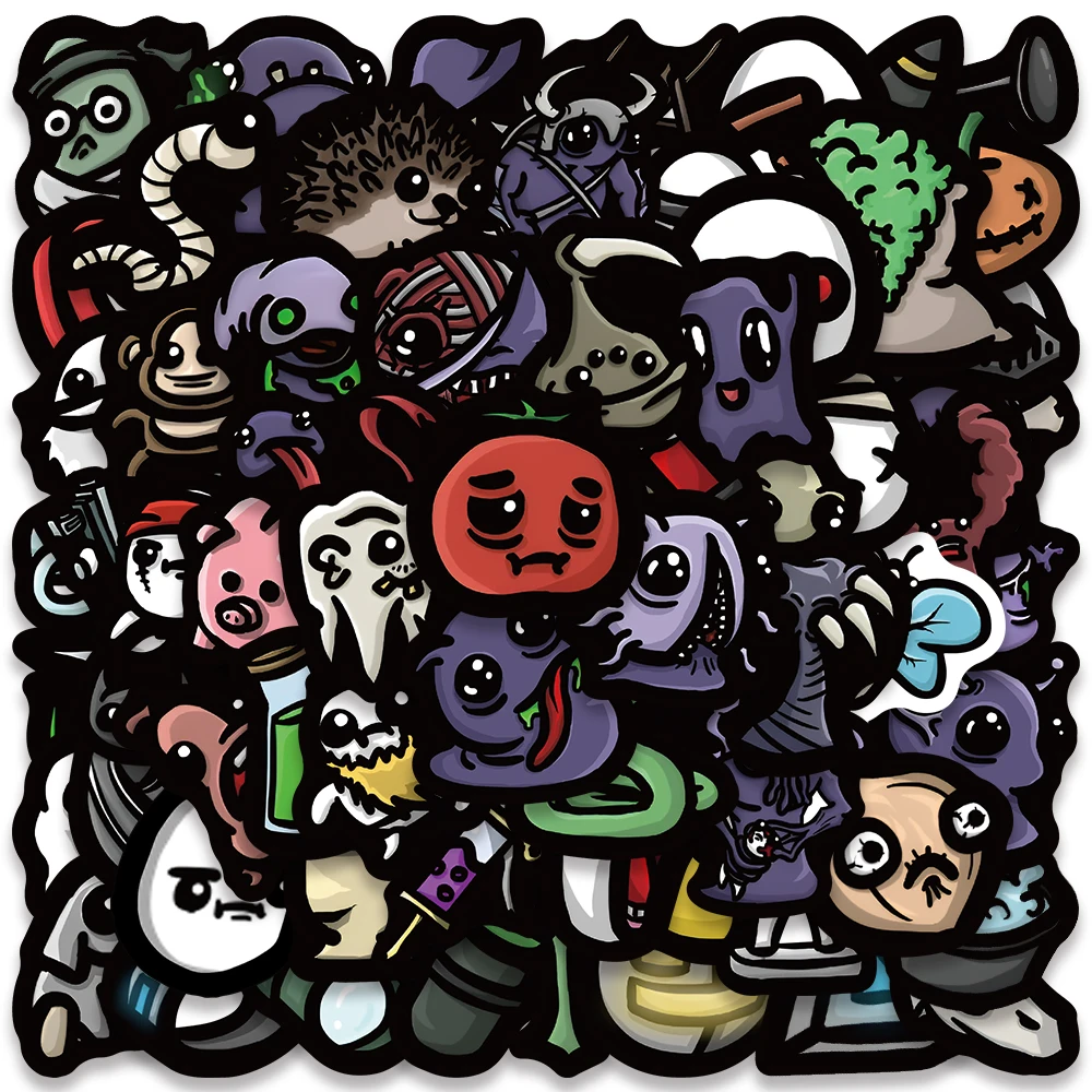 63 шт., забавные мультяшные наклейки Brotato для мотоцикла, скейтборда, велосипеда, ноутбука, телефона, чемодана, автомобиля, водонепроницаемые Подарочные наклейки