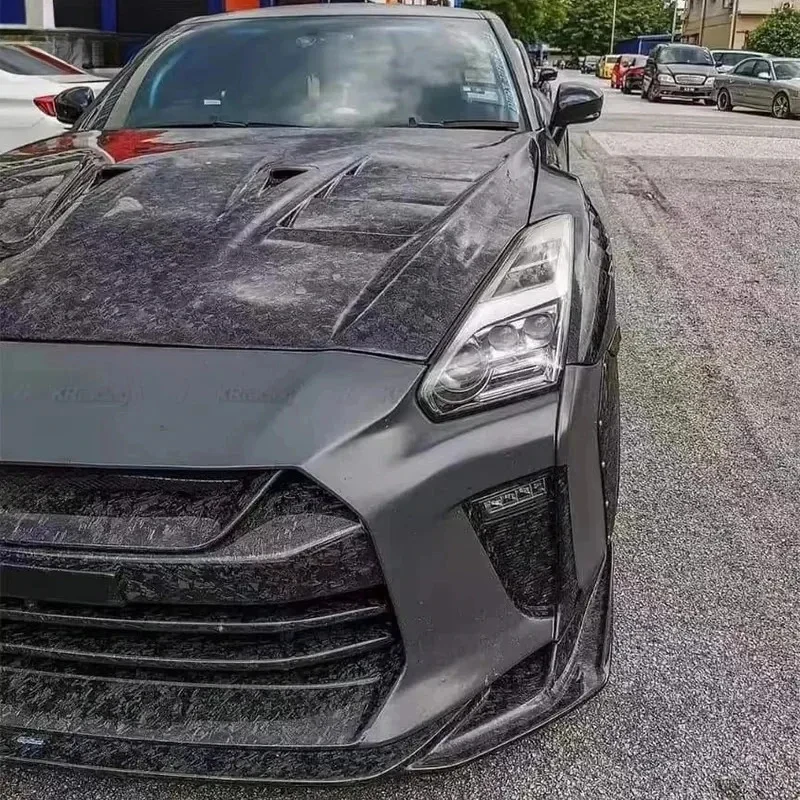 

Top Secret Style Forged Carbon Fiber Car Bonnet Hood for R35 2017-2020