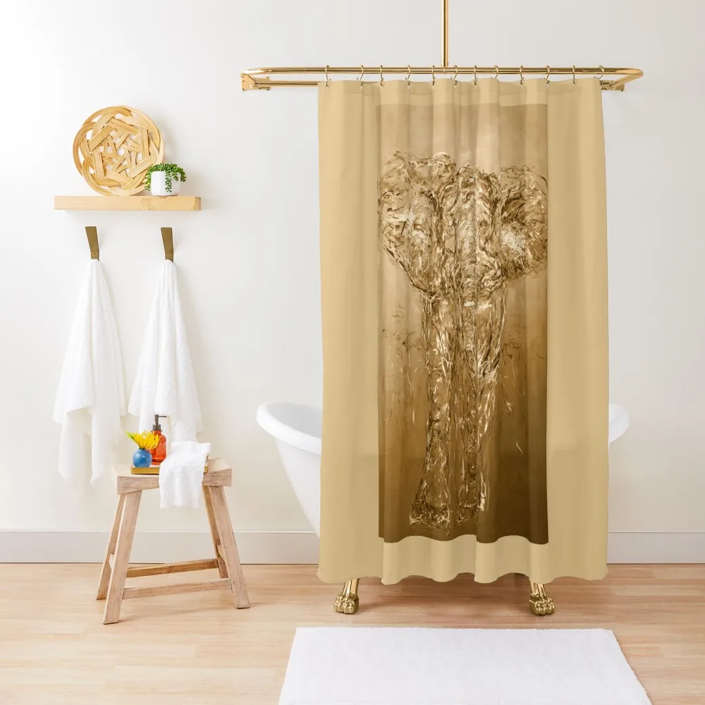 

Elephant in Africa Shower Curtain Bathroom Showers For Bathroom Shower Waterproof Fabric Shower For Curtain