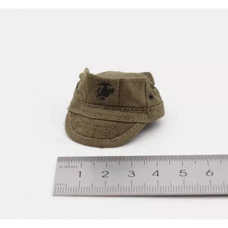 1/6 Scale TA82-06 Soldier War II Sand Color Cap Hat Model for 12'' Action Figure DIY Doll Accessory