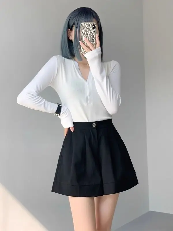 High Waist Cotton Linen Short Pants Women's Summer New Thin Large Size Workwear Suit Wide Leg Hot Pants for plus Size Women