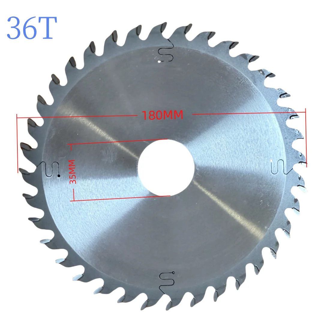 D180 Многотолстовая шлицевая пила из утолщенного сплава, плотная доска, прочный бесшумный пильный инструмент для деревообработки
