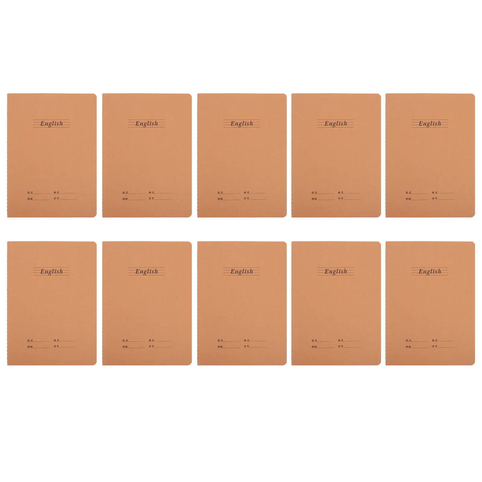 10pcs-student-stave-notebooks-eye-protective-beige-paper-clear-stave-lines-portable-lightweight-music-exercise-books-school