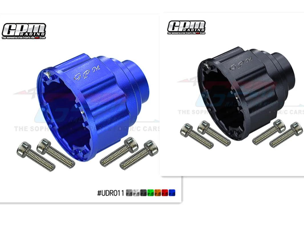 

GPM Aluminum Front/Center Diff Case For TRAXXAS 1/7 UDR 8581 GPM RC Racing UDR011
