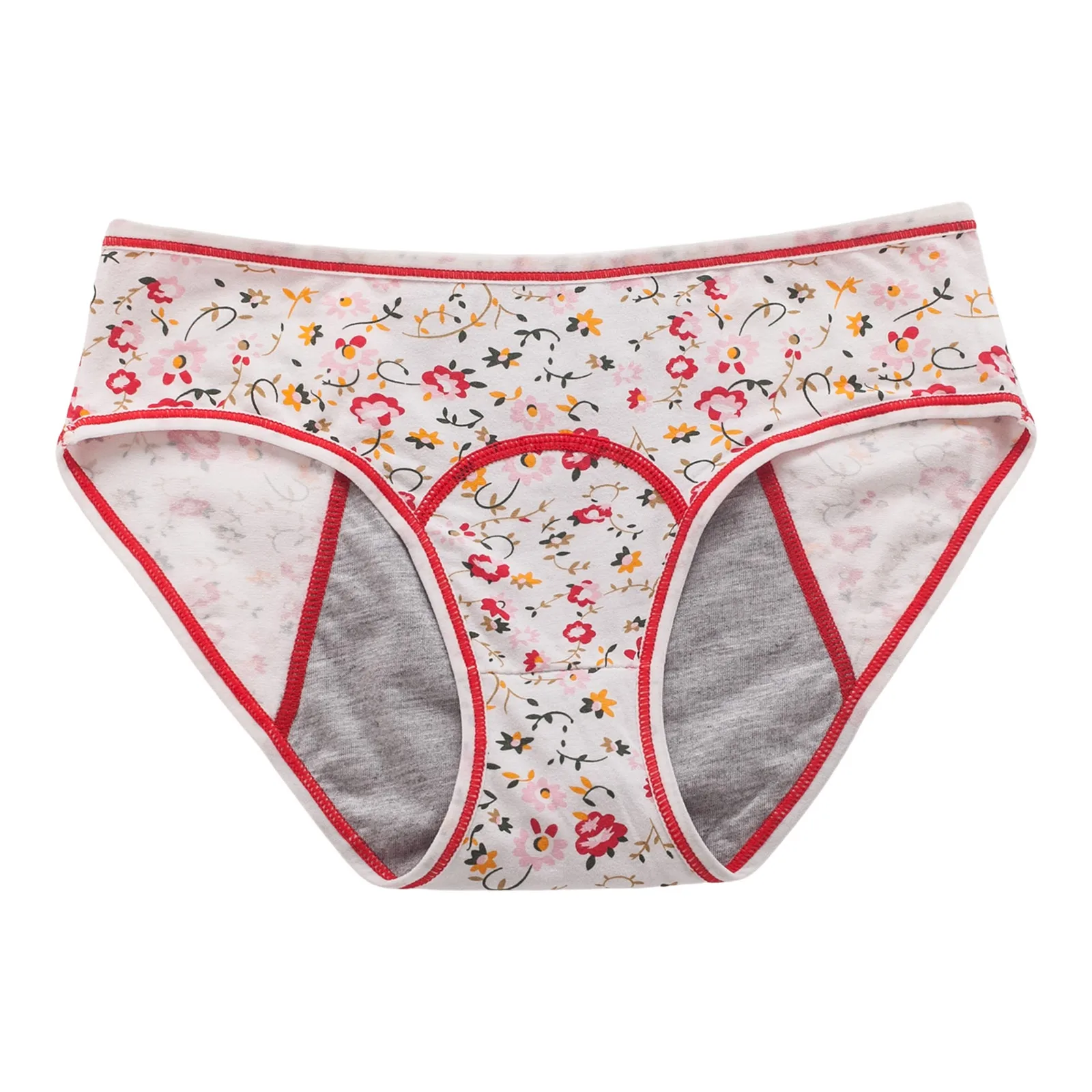 Leakproof Ladies Menstrual Panties Girls Protective Panties Leak Proof Cute Cartoon Period Panties Fashion Underpants Teenager