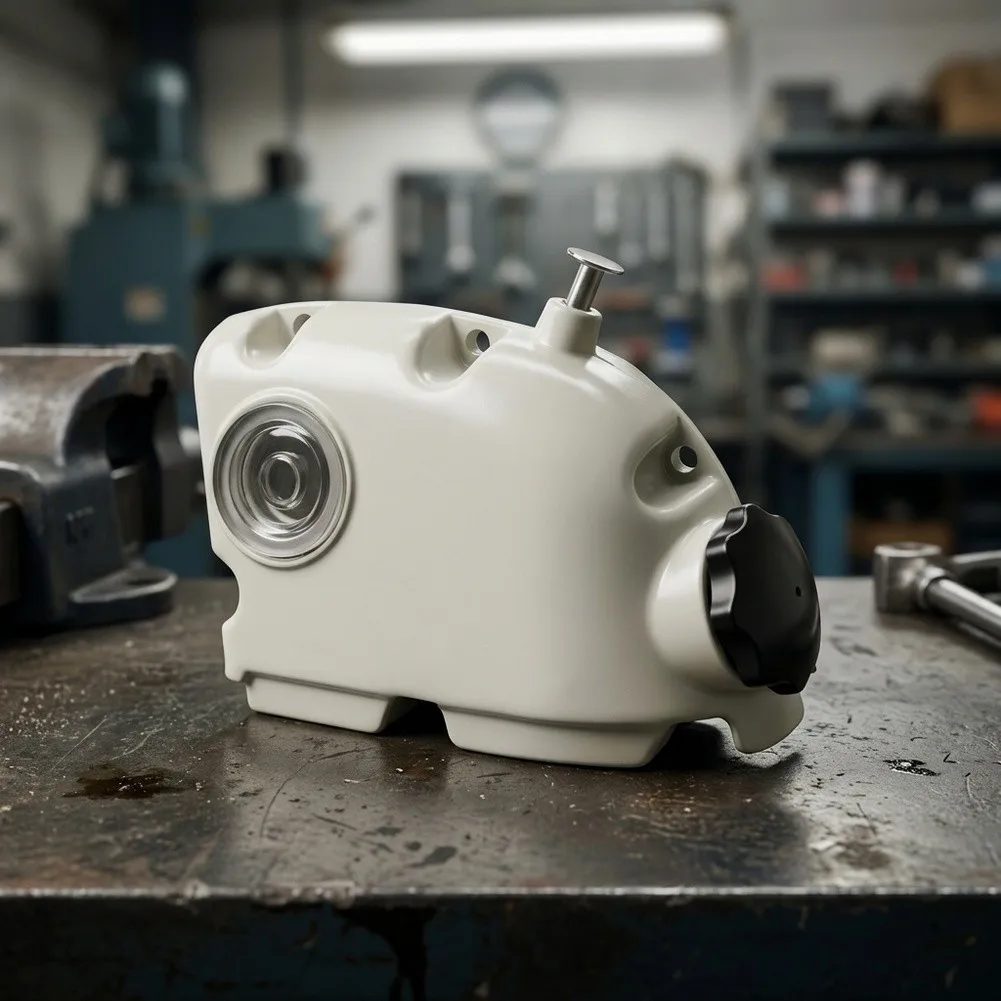 For MS070080 For Chainsaw Oil Tank Replacement - Construction 15x10x5 cm Dimensions White Plastic and Metal Unit