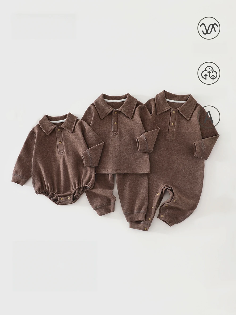 Baby Bodysuits and One-pieces 3M-3T Baby Girls Clothes Solid Color Toddler Rompers Soft Comfortable Baby Boy Clothes