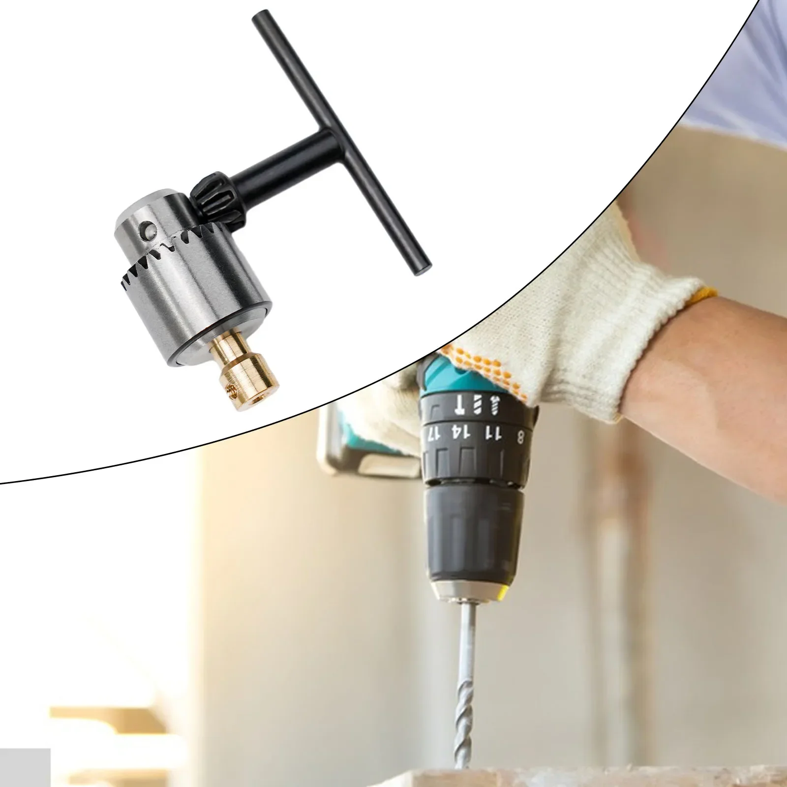 0.3-4mm Motor Drill Chuck Clamping Range 3.17mmMini Drill Chuck With Chuck Key Electric Drill Accessories Power Tool