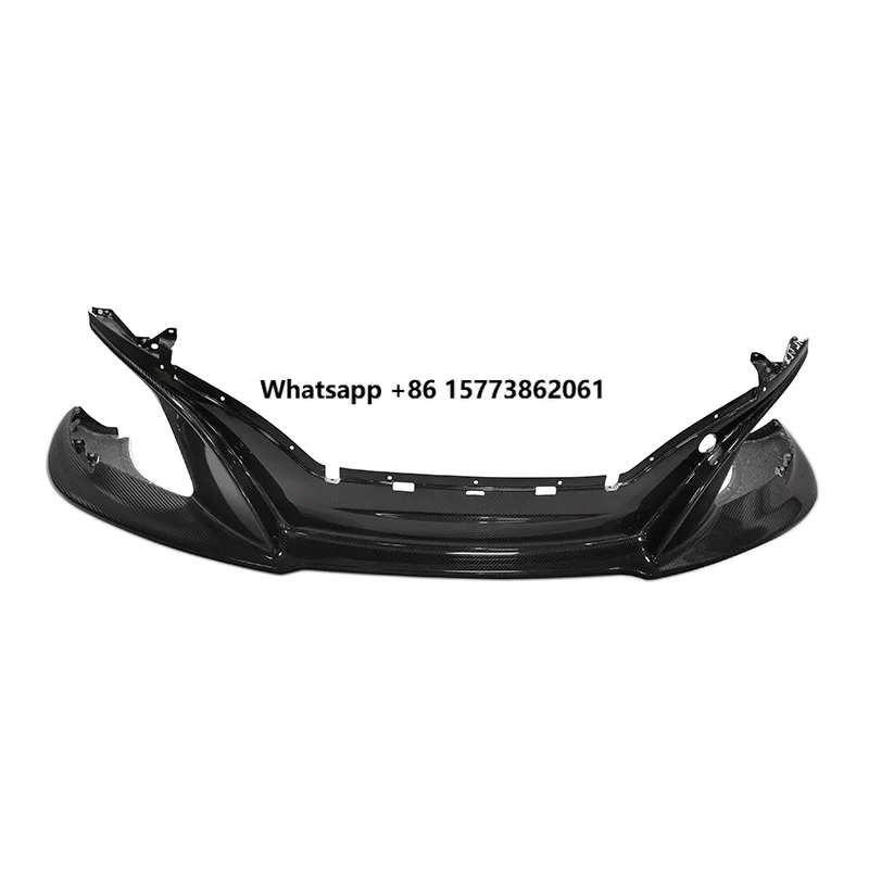 OEM-Style Trockene Kohlefaser Auto-Außenteile Frontstoßstange Lippe für McLaren 650S 2014-2017 Kohlefaser-Frontdiffusor