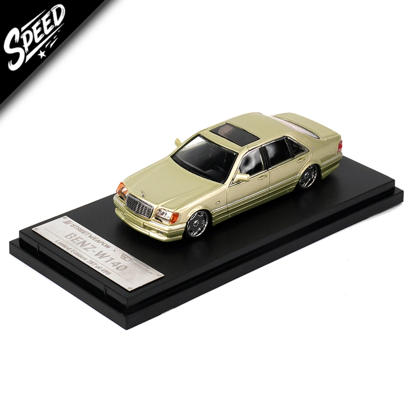 

SW в наличии 1:64 S600 W140 двухцветная литая диорама модель автомобиля коллекция игрушек