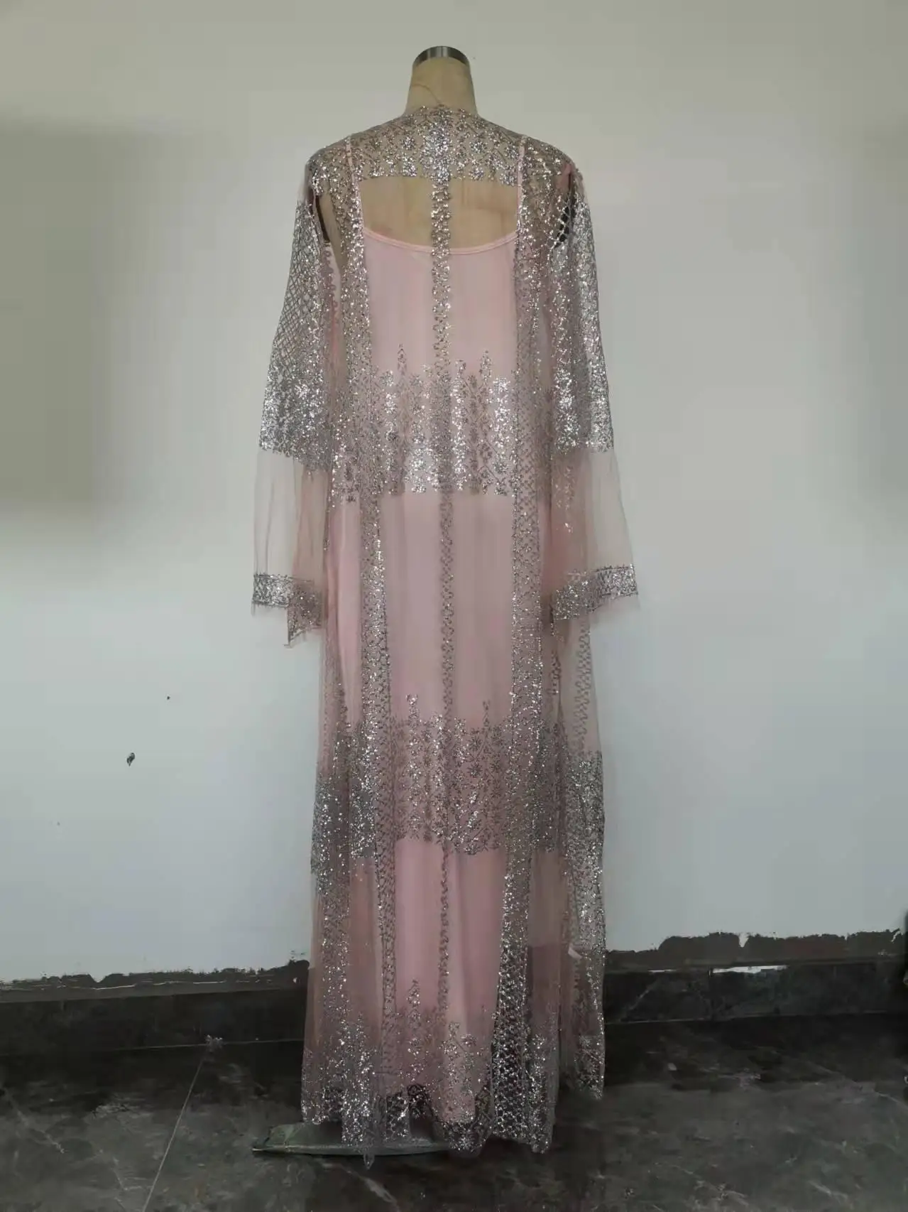 Evening Party Dresses for Women Sequins Big Sexy Long Skirt Shawl Banquet Bronzing Gothic Vintage  Bridesmaid Dress