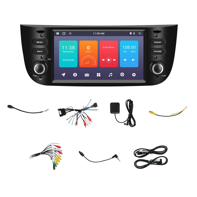 

Android 2 Din Car Radio For Fiat Punto 2010-2016 Linea 2012-2015 Multimedia Player Wifi GPS Navigation Stereo