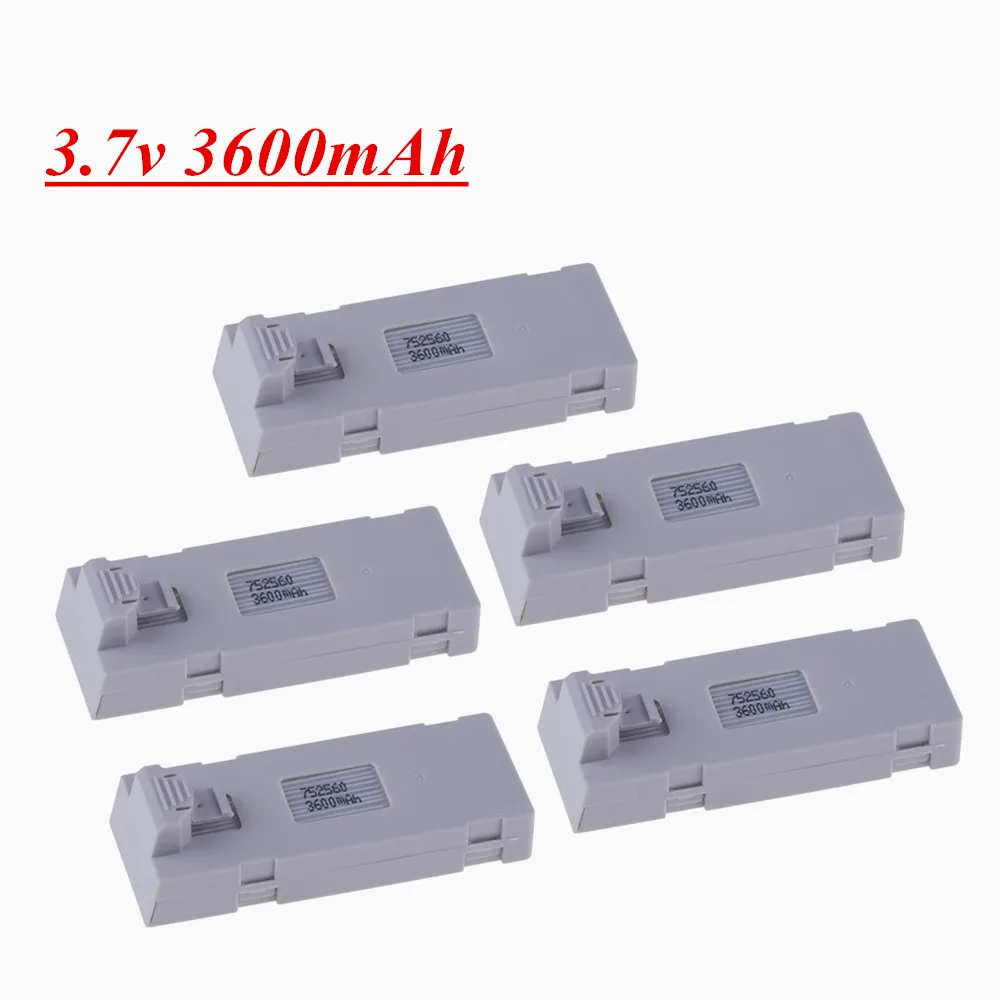 3.7V 3600mAh Lipo Battery For E88 E88 PRO E99 PRO E525PRO P1 P5PRO K3 S1 P8 Mini Uav Drone Battery Spare Part Battery