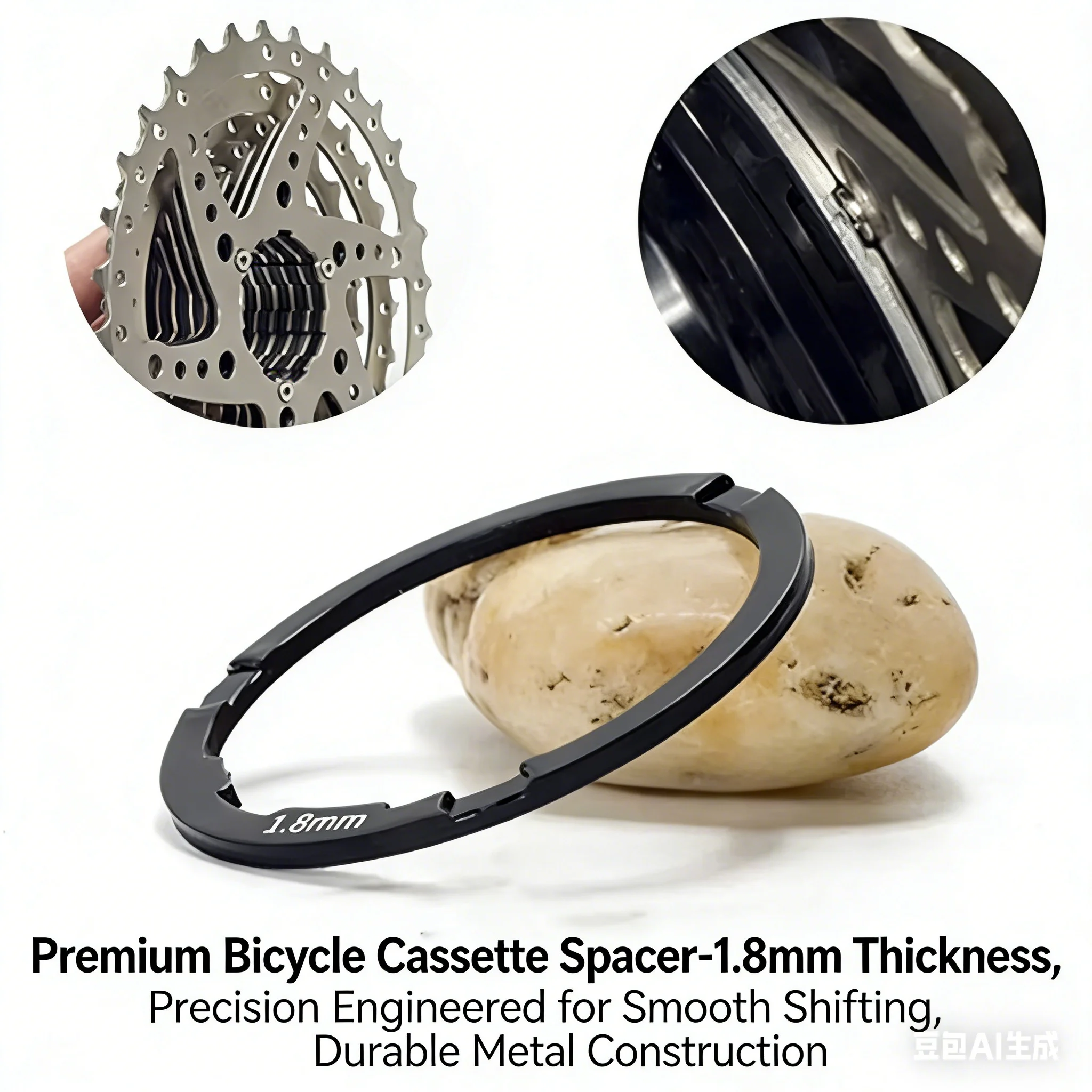 1.8/2mm Bicycle Freehub Spacer Road Bike Bottom Bracket Flywheel Cassette Washer For Bike Bottom Bracket Flywheel Hub