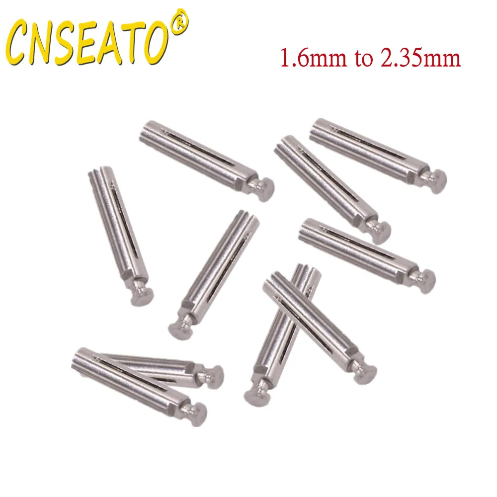 10Pcs Dental Burs Adapter Converter 1.6mm to 2.35mm Shank Polisher High Speed to Low Speed Polishing Burs FG RA Dentistry Lab