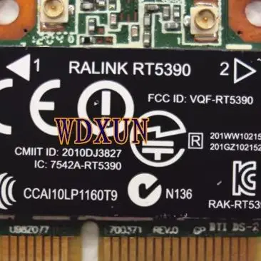 Half Mini Pci-e wireless card RT5390 for HP ProBook 4445s 4540s 4545s CQ56 CQ57 G7 300M Wireless Card SPS: 630703-001