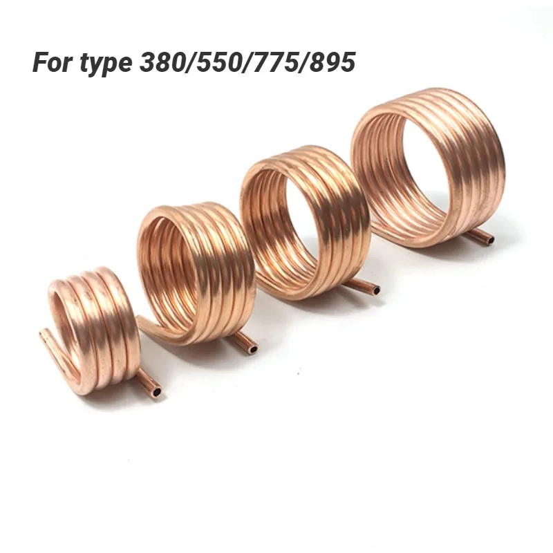 Heat-dissipated water-cooled copper tubes for Brushed motors 380 550 775 895 997 motor water cooling ring