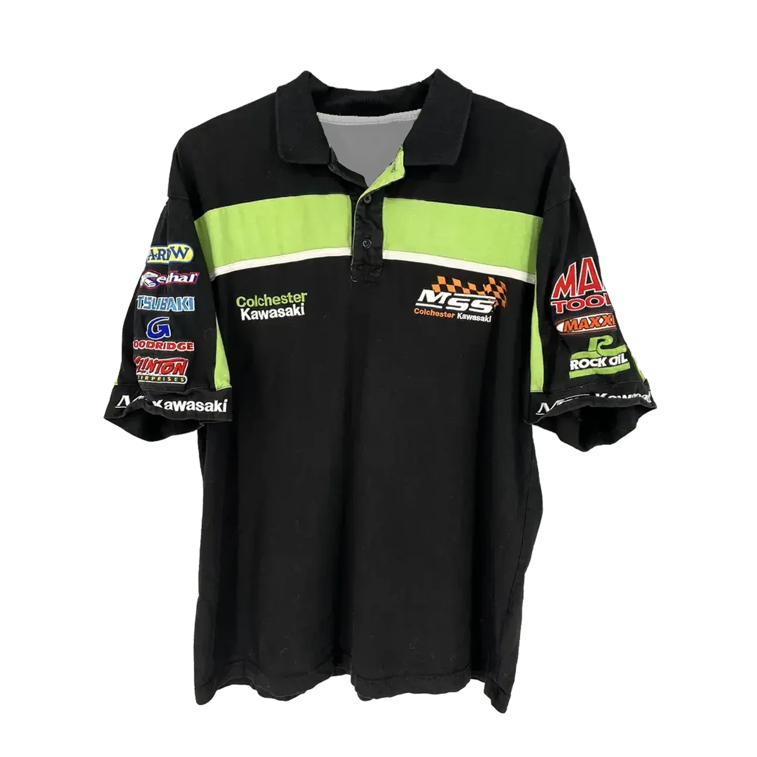 

Kawasaki MSS Racing Team Polo shirt Newest Outdoor Jersey Summer Classic Tee Adults Loose Exercise Motorcycle Jersey
