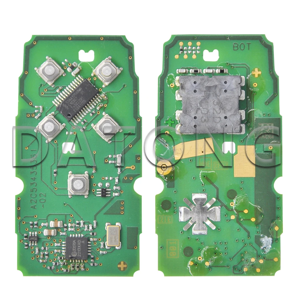 Datong World Car Remote Control Key For Volvo S60 S60L S80 XC60 XC70 V40 V60 ID46 PCF7953 434MHz Original Keyless Go Smart Card