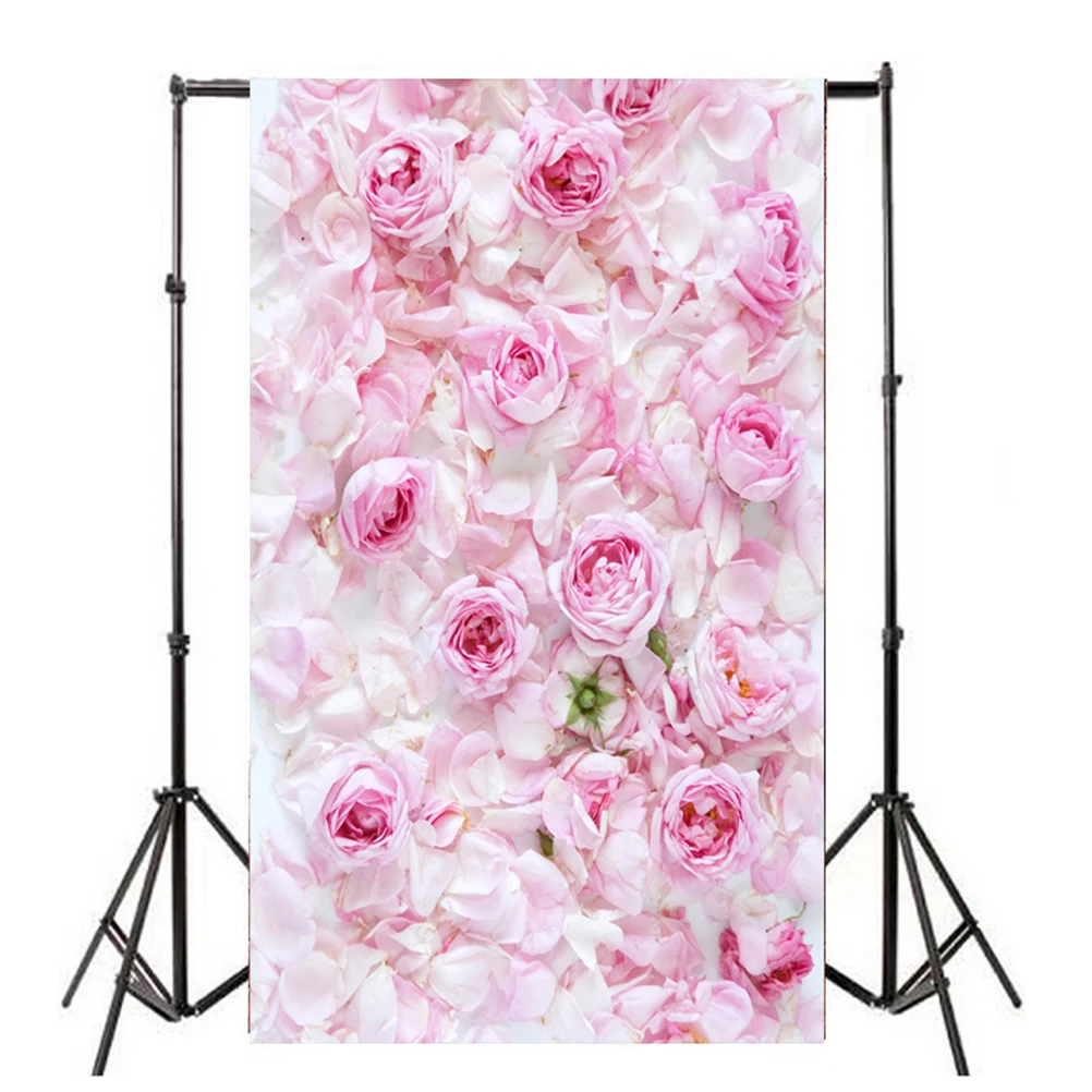 

3D Floral 90X150Cm Seamless Wrinkle Free Premium Photography Backdrop For Studio Party Festival Use Backdrop Photo Wall Cloth